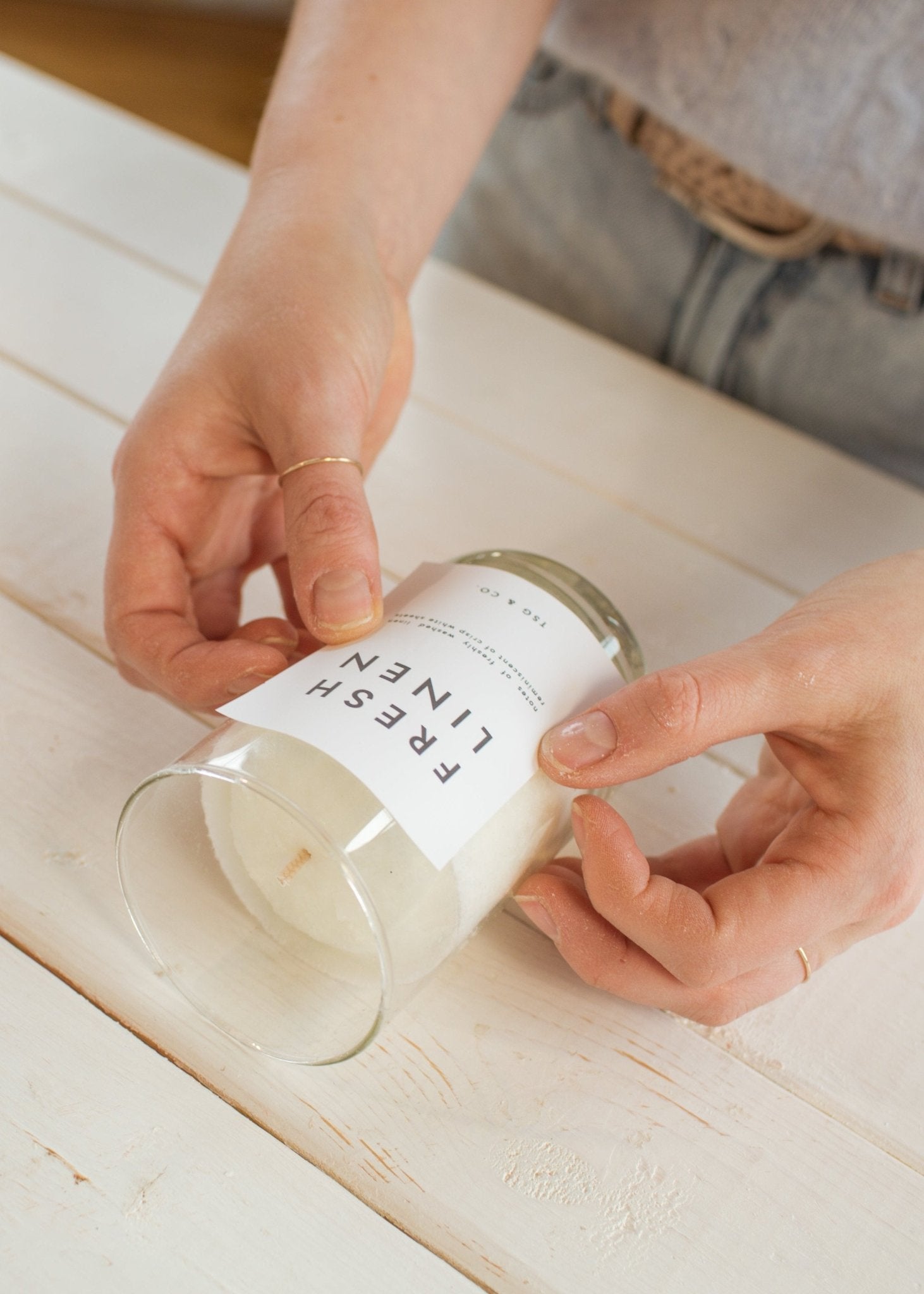 candle label template