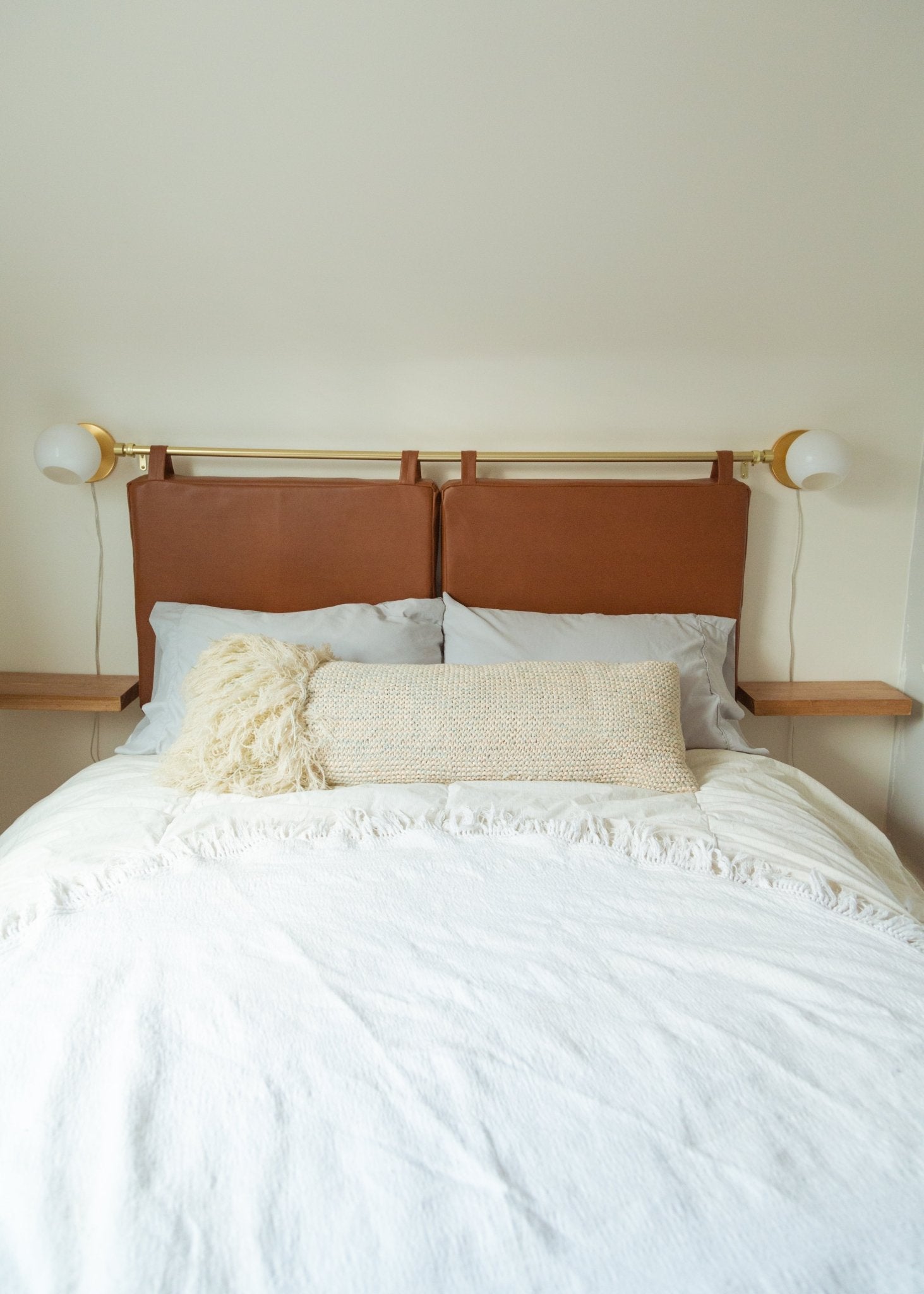 hanging pillow headboard template