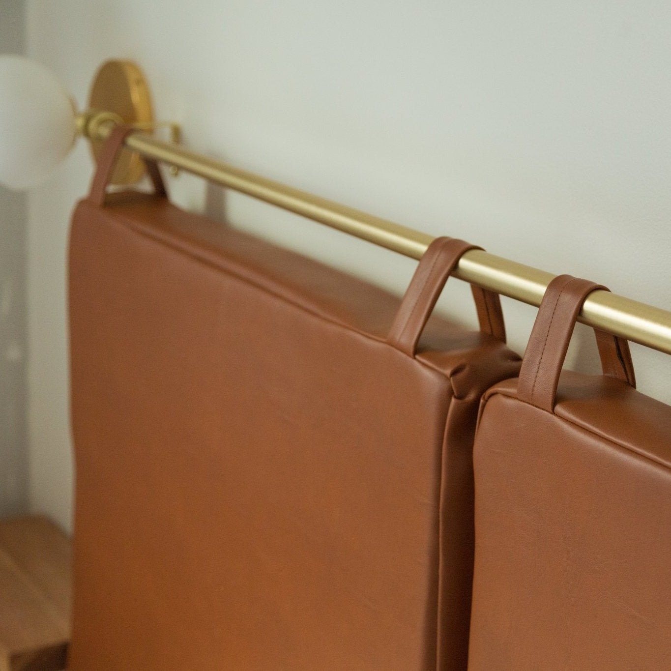 hanging pillow headboard template - The Sorry Girls