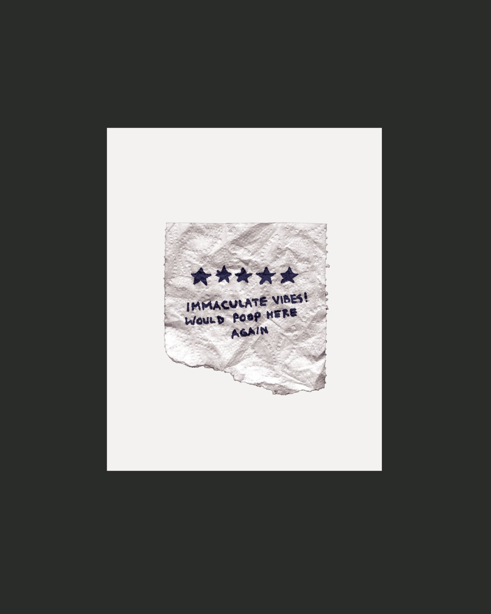 toilet paper digital print - The Sorry Girls