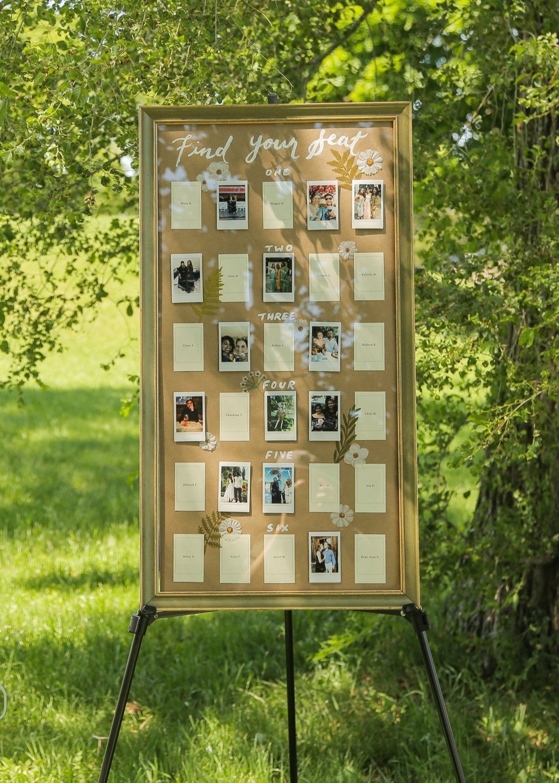 wedding seating chart template