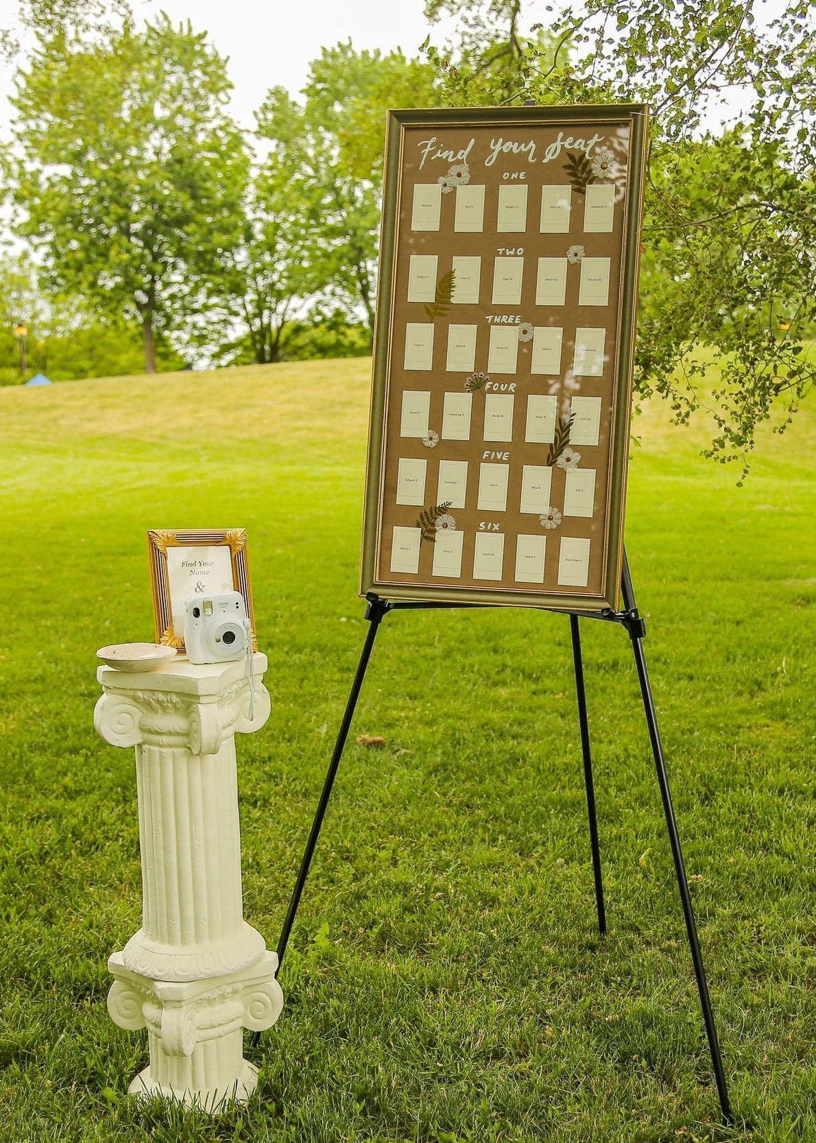 wedding seating chart template
